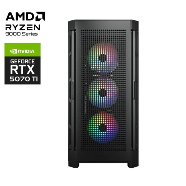 AMD Devastor Ryzen 7 9800X3D RTX5070 Ti Gaming PC