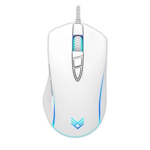 Audeeo Velocity Wired Gaming Mouse White